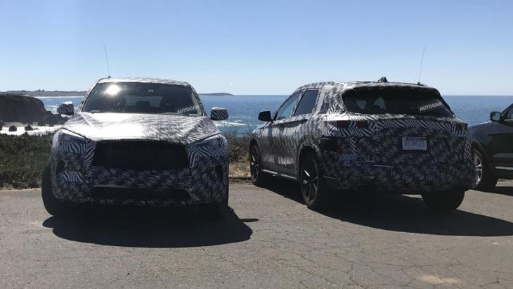 Тестовые прототипы кроссовера Infiniti QX50 нового поколения Тестовые прототипы кроссовера Infiniti QX50 нового поколения