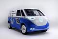 Электрический микроавтобус основан на новой модульной платформе VW MEB, предназначенной специально для производства электромобилей.